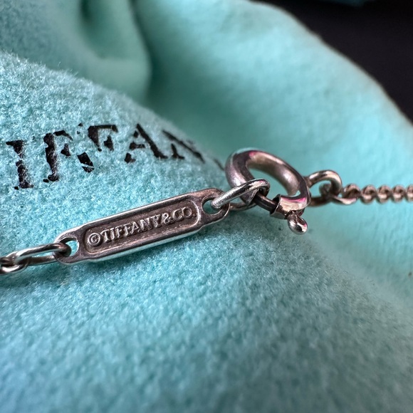 Retired & Rare Tiffany & Co. Silver Rhombus 1837 Necklace - Picture 5 of 5